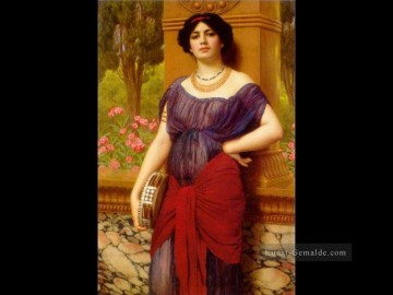  19 Kunst - Tympanistria 1909 Neoclassicist Dame John William Godward